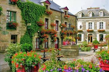 Rochefort en Terre, la Cité du Géranium