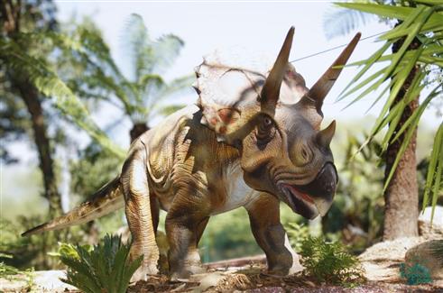 Parc attraction dinosaures articulés Bretagne