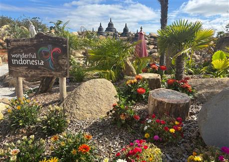 Le nouveau jardin indonésien de Tropical Parc